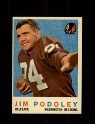 1959 JIM PODOLEY TOPPS #165 REDSKINS *G5778