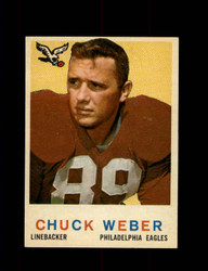 1959 CHUCK WEBER TOPPS #94 EAGLES *G5786