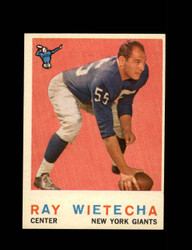 1959 RAY WIETECHA TOPPS #99 GIANTS *G5791