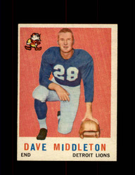 1959 DAVE MIDDLETON TOPPS #113 LIONS *G5802
