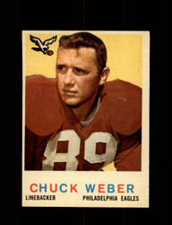 1959 CHUCK WEBER TOPPS #94 EAGLES *G5807