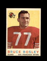 1959 BRUCE BOSLEY TOPPS #166 49'ERS *G5814