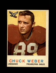 1959 CHUCK WEBER TOPPS #94 EAGLES *G5819