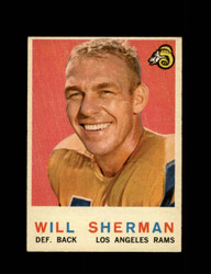 1959 WILL SHERMAN TOPPS #127 RAMS *G5821