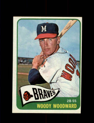 1965 WOODY WOODWARD TOPPS #487 BRAVES *G5825