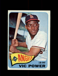 1965 VIC POWER TOPPS #442 ANGELS *G5830