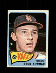 1965 FRED NEWMAN TOPPS #101 ANGELS *G5872