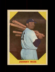 1960 JOHNNY MIZE FLEER #38 *0018