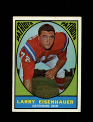 1967 LARRY EINSENHAUER TOPPS #9 PATRIOTS *0086