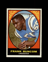1967 FRANK BUNCOM TOPPS #130 CHARGERS *0089