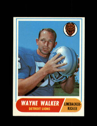 1968 WAYNE WALKER TOPPS #26 LIONS *0094