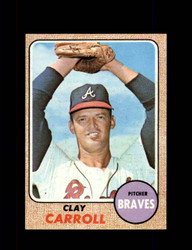 1968 CLAY CARROLL TOPPS #412 BRAVES *0128