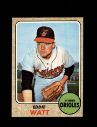 1968 EDDIE WHATT TOPPS #186 ORIOLES *0139