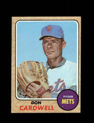 1968 DON CARDWELL TOPPS #437 METS *0145