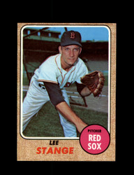 1968 LEE STANGE TOPPS #593 RED SOX *0210