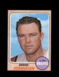 1968 DERON JOHNSON TOPPS #323 BRAVES *0283