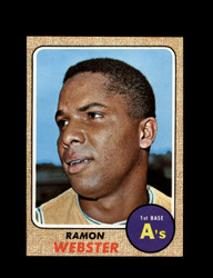 1968 RAMON WEBSTER TOPPS #164 A'S *0303