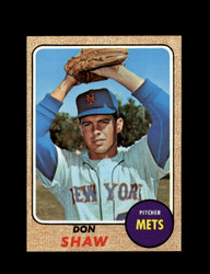 1968 DON SHAW TOPPS #521 METS *0325
