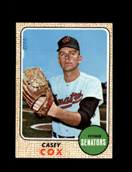 1968 CASEY COX TOPPS #66 SENATORS *0353