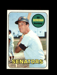 1969 ED BRINKMAN TOPPS #153 SENATORS *0366
