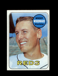 1969 WOODY WOODWARD TOPPS #142 REDS *0376