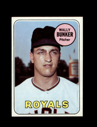 1969 WALLY BUNKER TOPPS #137 ROYALS *0378