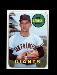 1969 RAY SADECKI TOPPS #125 CIANTS *0393