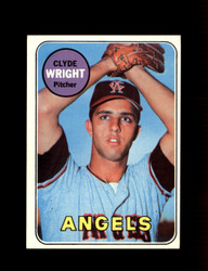 1969 CLYDE WRIGHT TOPPS #583 ANGELS *0486