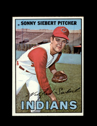 1967 SONNY SIEBERT TOPPS #95 INDIANS *0501