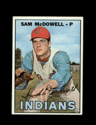 1967 SAM MCDOWELL TOPPS #295 INDIANS *0509