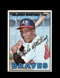 1967 ORLANDO MARTINEZ TOPPS #504 BRAVES *0521