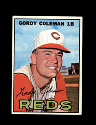 1967 GORDY COLEMAN TOPPS #61 REDS *0542