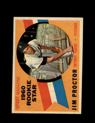 1960 JIM PROCTOR TOPPS #141 TIGERS *0668