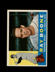 1960 RAY BOONE TOPPS #281 BRAVES *0700
