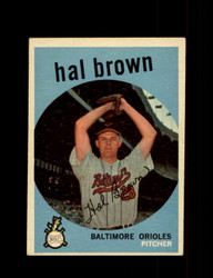 1959 HAL BROWN TOPPS #487 ORIOLES *0741