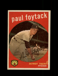 1959 PAUL FOYTACK TOPPS #233 TIGERS *0747