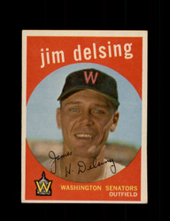 1959 JIM DELSING TOPPS #386 SENATORS *0751