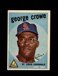 1959 GEORGE CROWE TOPPS #337 CARDINALS *0753
