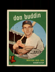 1959 DON BUDDIN TOPPS #32 RED SOX *0757