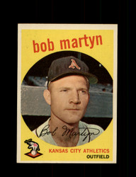 1959 BOB MARTYN TOPPS #41 ATHLETICS *0758