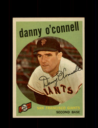 1959 DANNY O'CONNELL TOPPS #87 GIANTS *0761