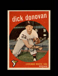 1959 DICK DONOVAN TOPPS #5 WHITE SOX *0770