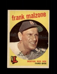1959 FRANK MALZONE TOPPS #220 RED SOX *0774