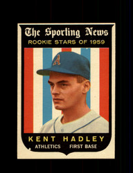 1959 KENT HADLEY TOPPS #127 ATHLETICS *0781