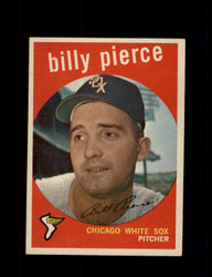1959 BILLY PIERCE TOPPS #410 WHITE SIX *0790
