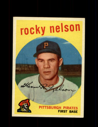 1959 ROCKY NELSON TOPPS #446 PIRATES *0793