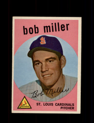 1959 BOB MILLER TOPPS #379 CARDINALS *0794