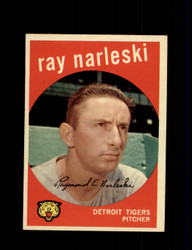 1959 RAY NARLESKI TOPPS #442 TIGERS *0806