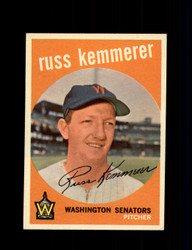 1959 RUSS KEMMERER TOPPS #191 SENATORS *0808