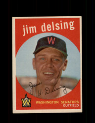 1959 JIM DELSING TOPPS #386 SENATORS *0818